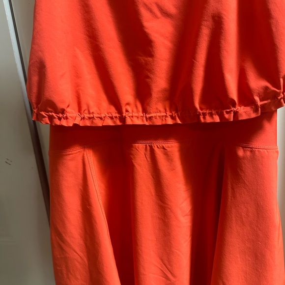 Athleta Venture Out Dress, Vermilion Orange, Sz 8, Sporty, Pickleball - Picture 10 of 11